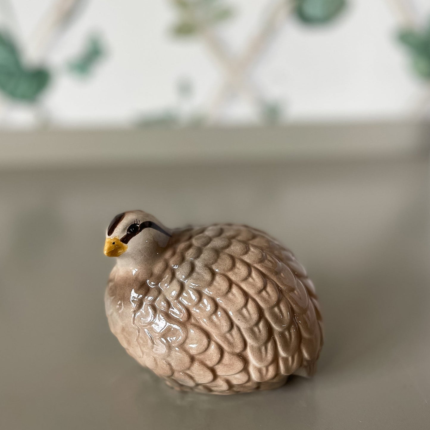 Quail Ceramic Figurine- Large