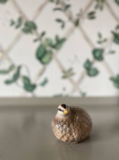 Quail Ceramic Figurine- Large