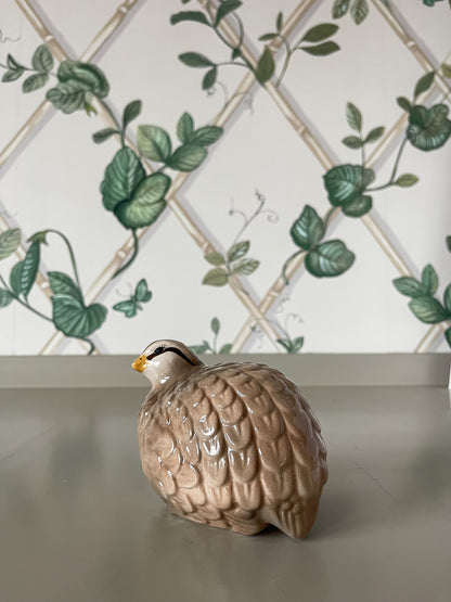 Quail Ceramic Figurine- Large