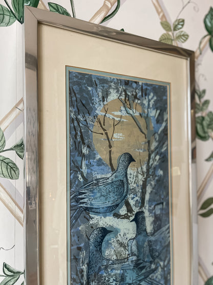 MCM Bird Lithograph