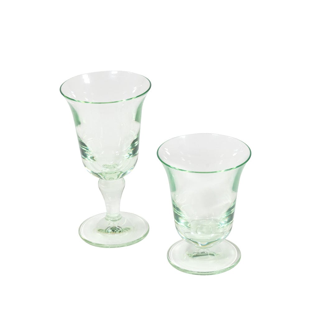 Acrylic Green Wine Glasses