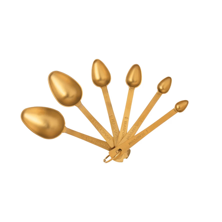 Measuring Spoons, Gold