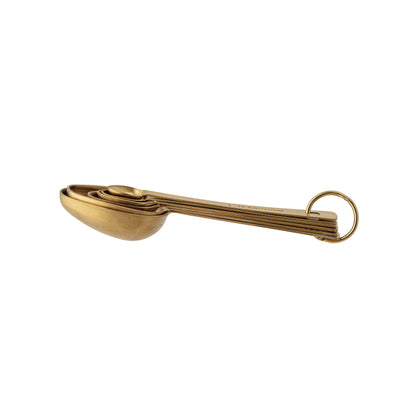 Measuring Spoons, Gold