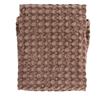 Waffle Weave Dish Towels, Aubergine