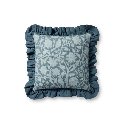 Kathleen Blue Pillow, 18"x18"