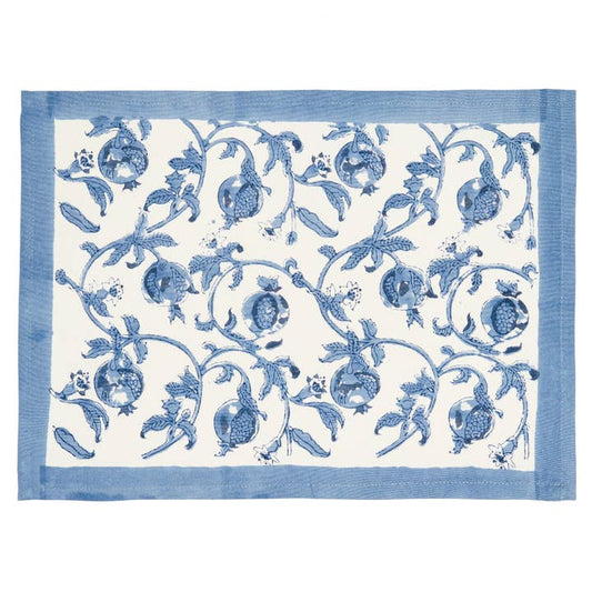 Granada Blue Placemats, Set of 6