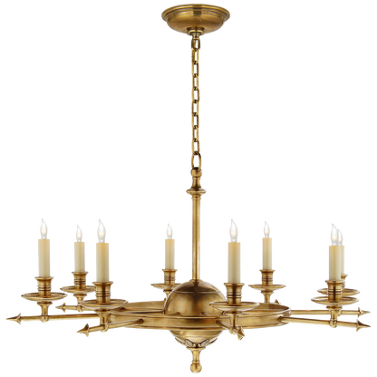 Leaf and Arrow Chandelier