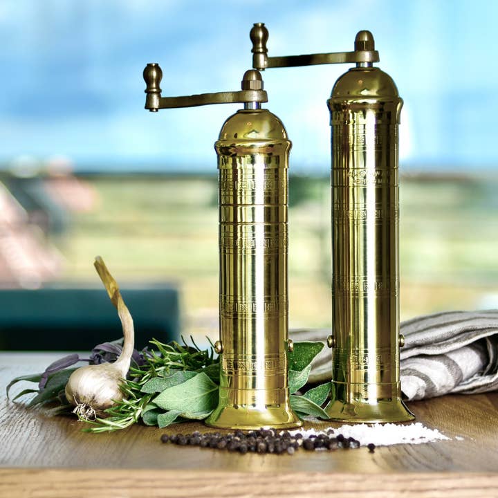 Brass Salt and Pepper Grinders