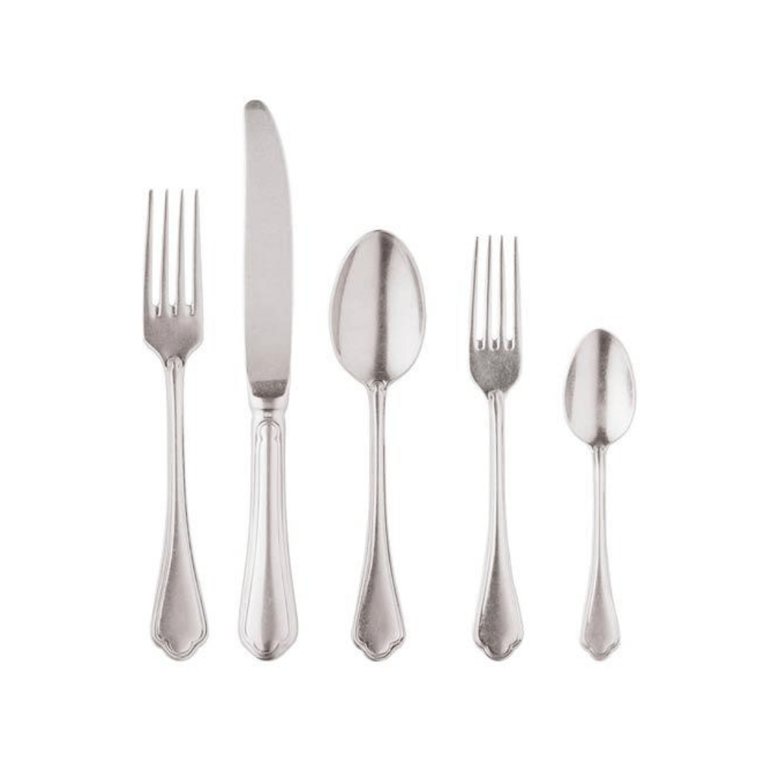 Filet Toiras Vintage 5-Piece Flatware + Serving Pieces (Sambonet)