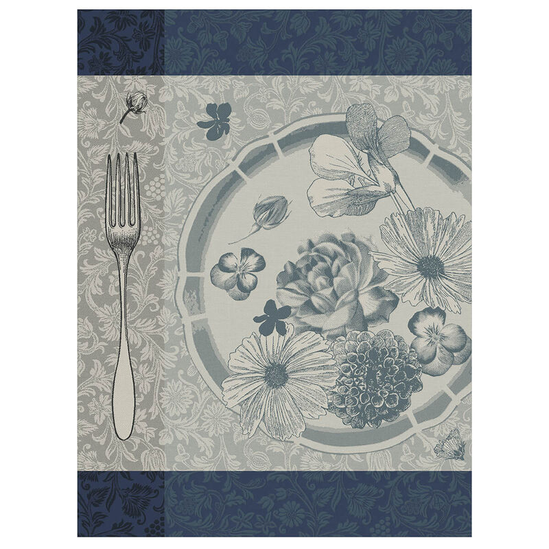 fleur tea towel jacquard francois hand kitchen towel french oakstreet shoppe