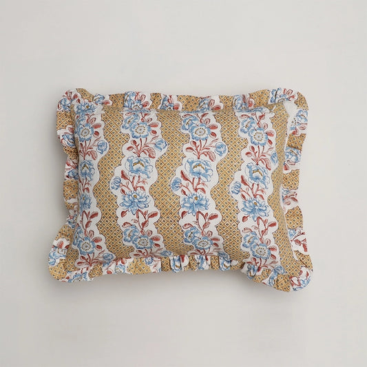 Yellow Blooming Trellis Pillow (Cover Only)