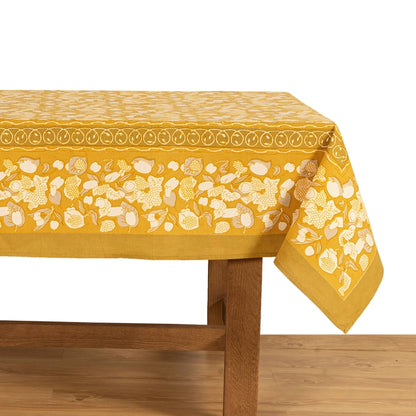 Yellow Gold Harvest Tablecloth