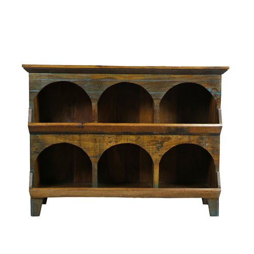 Wooden Cubby Cabinet - OAKSTREET SHOPPE