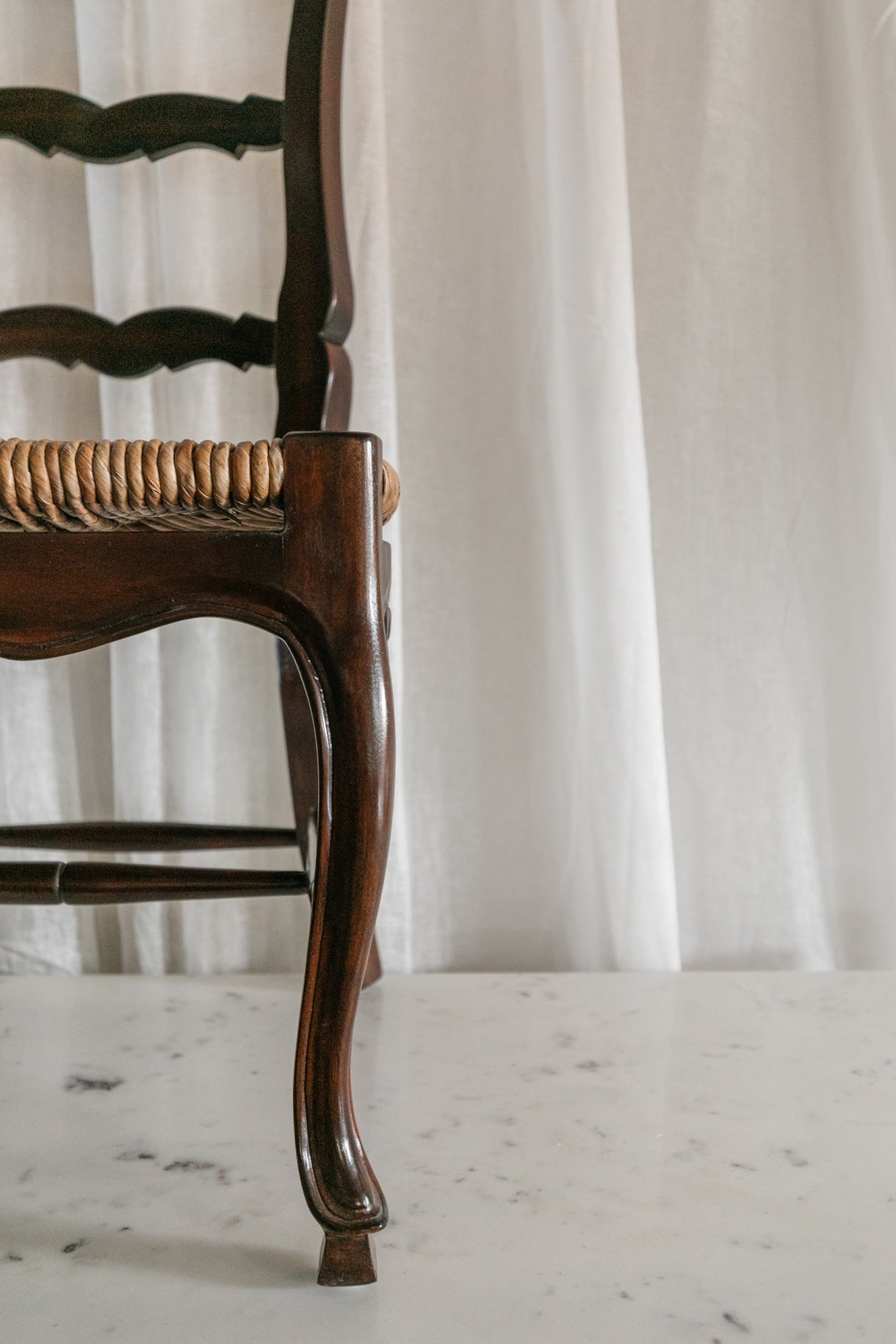 French Ladderback Side Chair