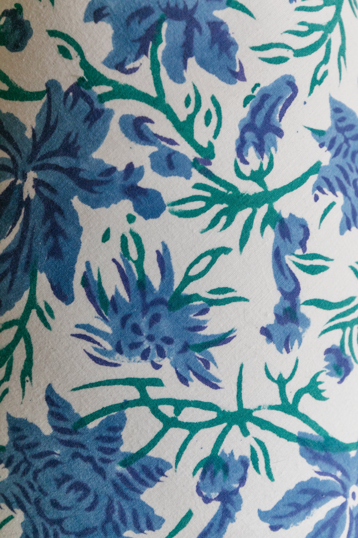 Blue Floral Coolie Shades