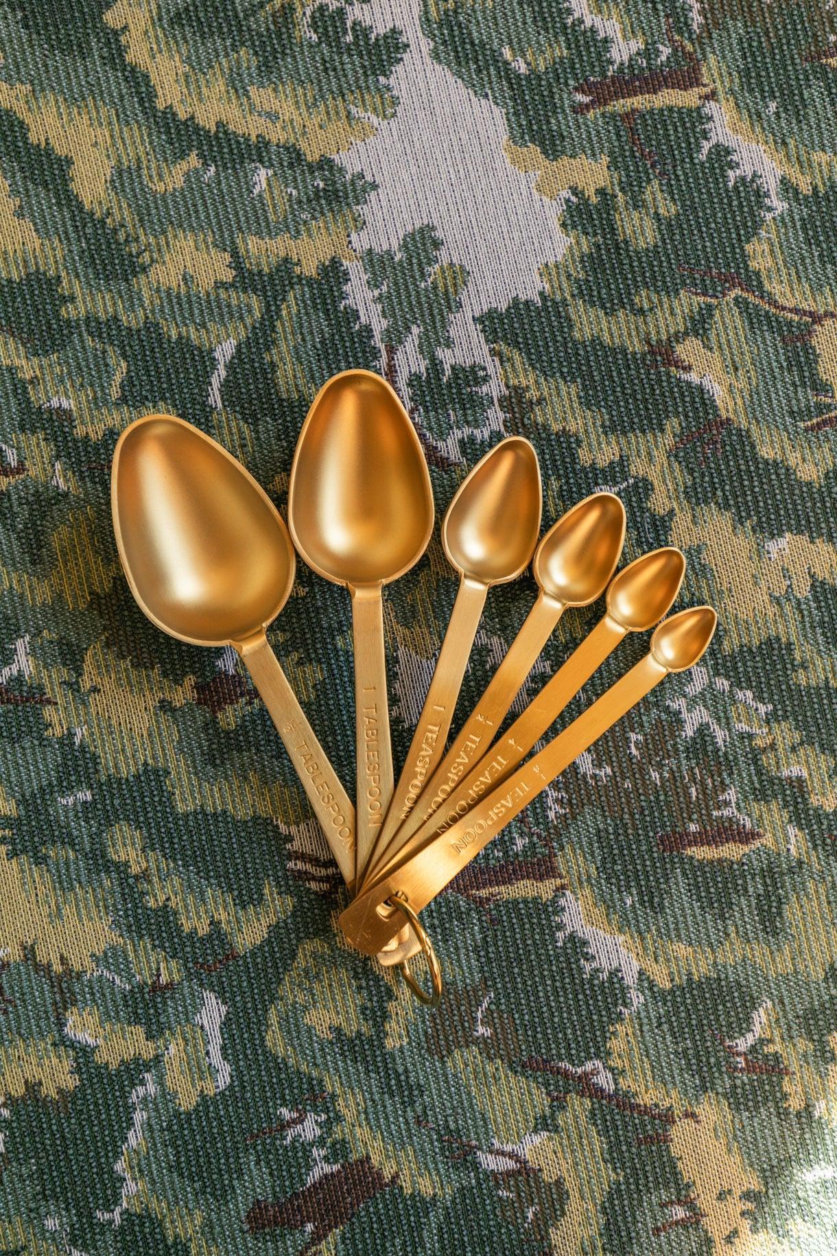 Measuring Spoons, Gold
