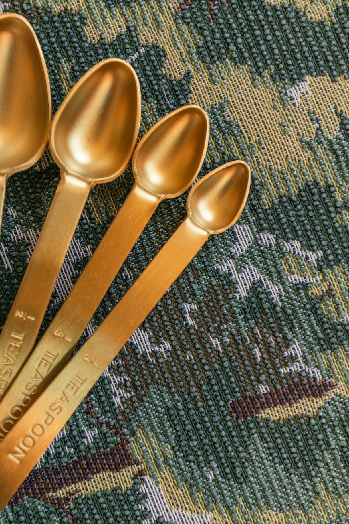 Measuring Spoons, Gold