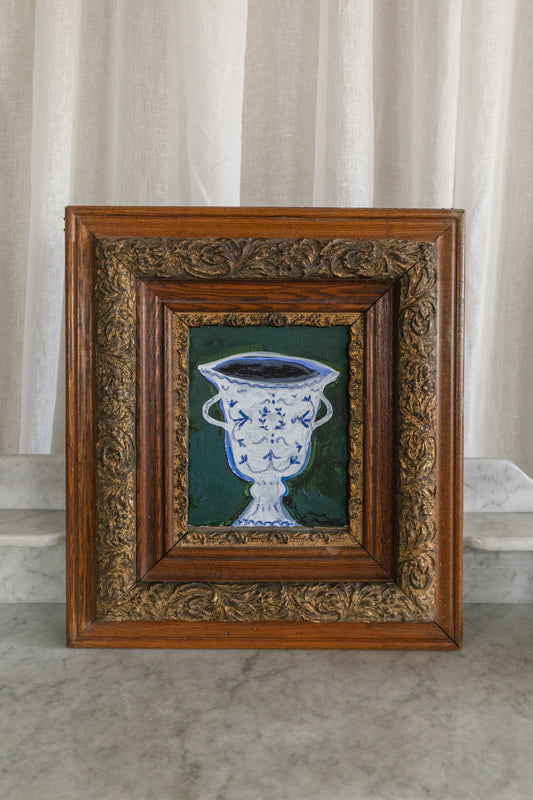 White & Blue Vase, Original
