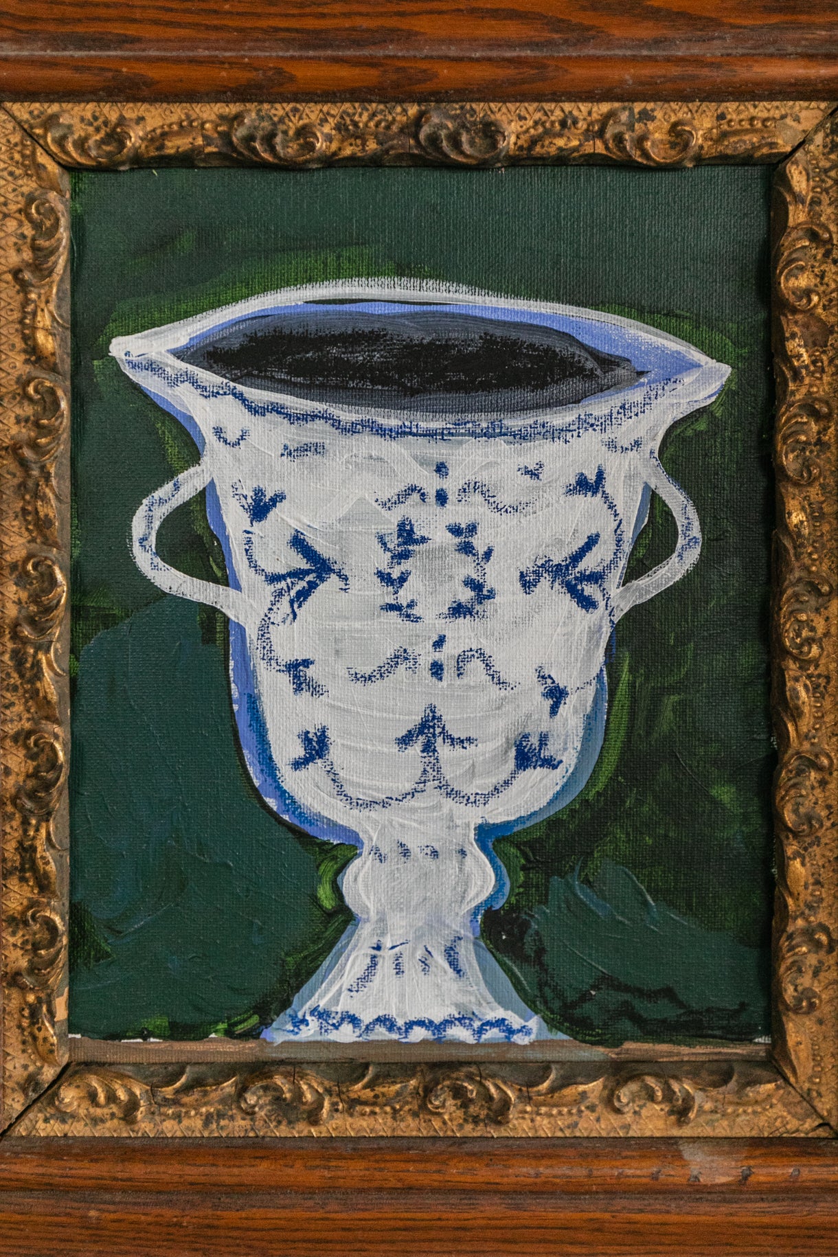White & Blue Vase, Original