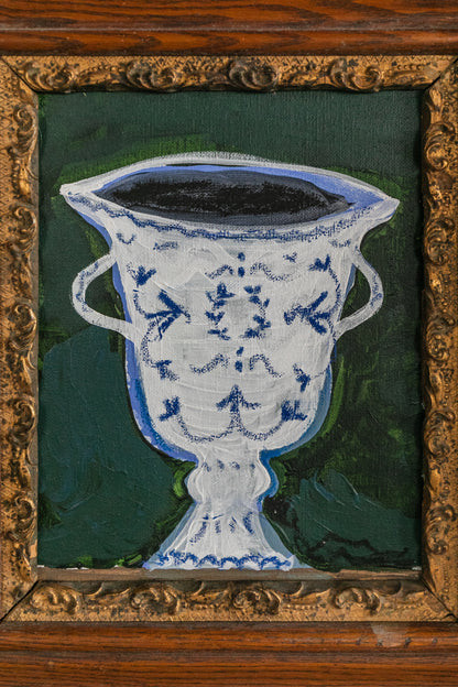 White & Blue Vase, Original