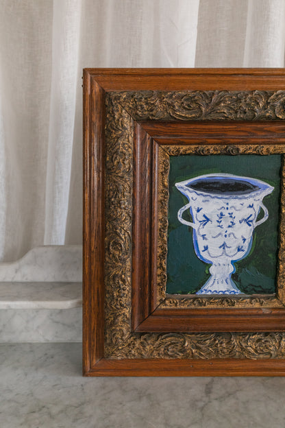 White & Blue Vase, Original