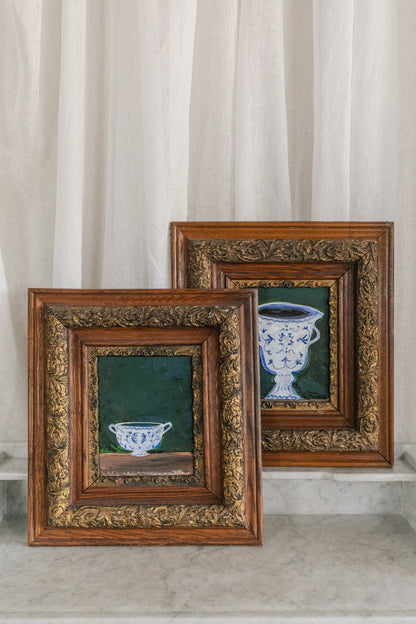 White & Blue Vase, Original