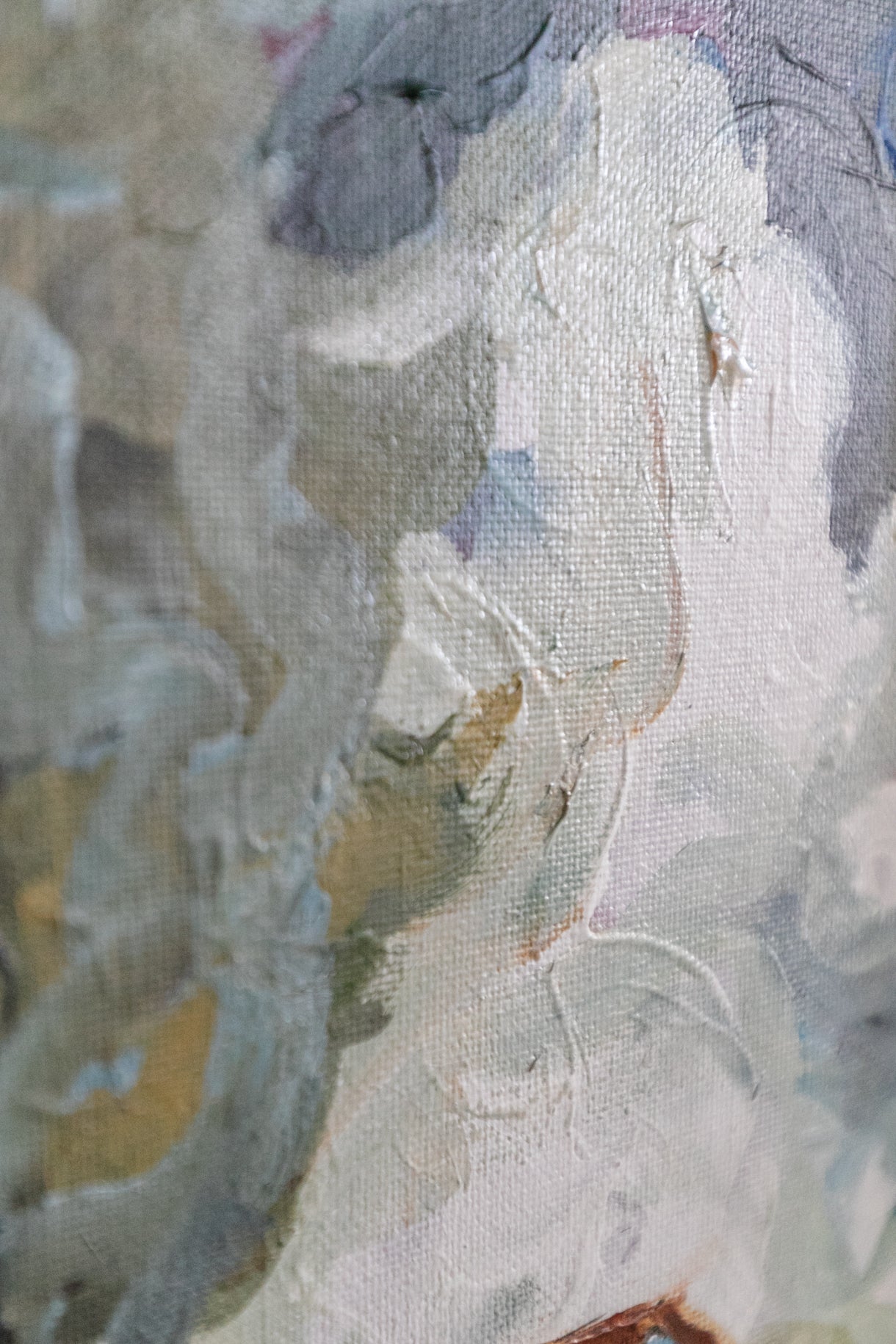 Red Roof Painting in Gold Frame