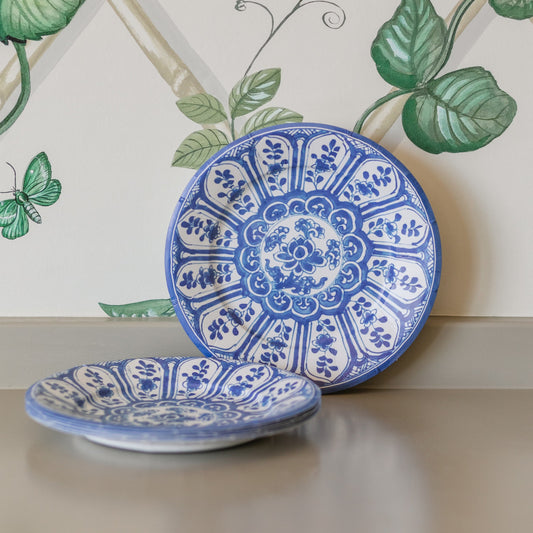 Indigo Garden Paper Plates, Salad/Dessert