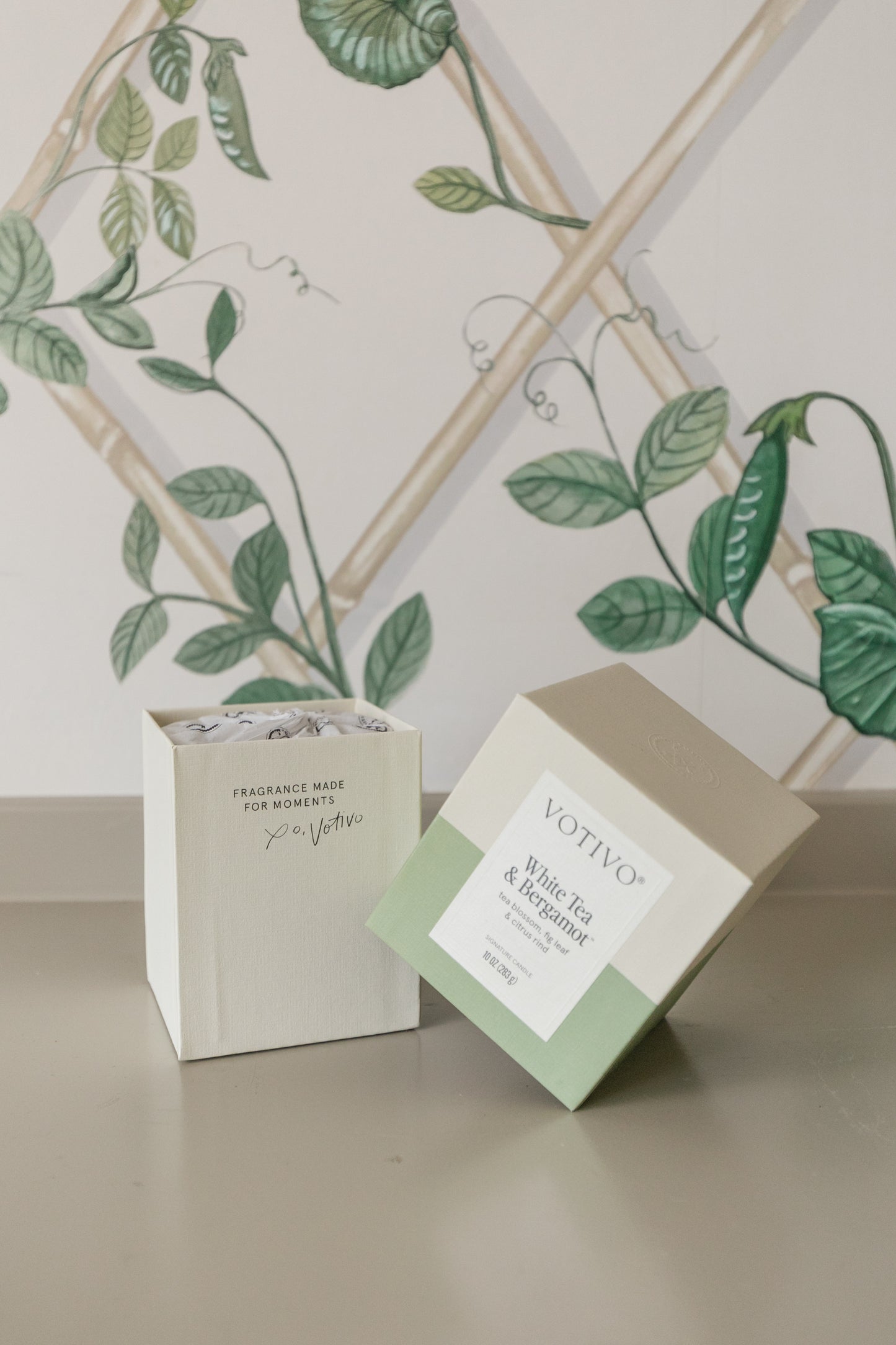 Votivo Candle, White Tea & Bergamot