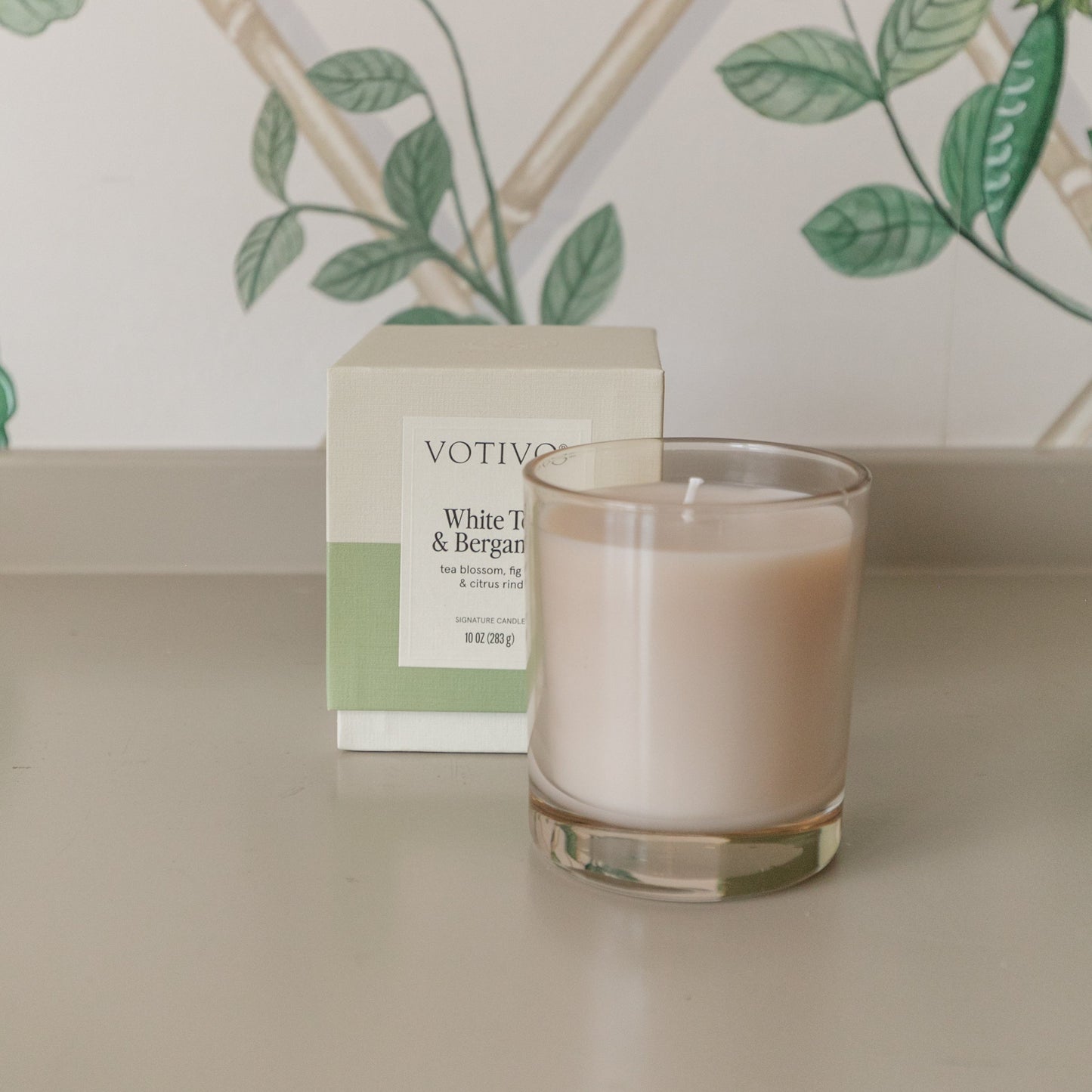 Votivo Candle, White Tea & Bergamot