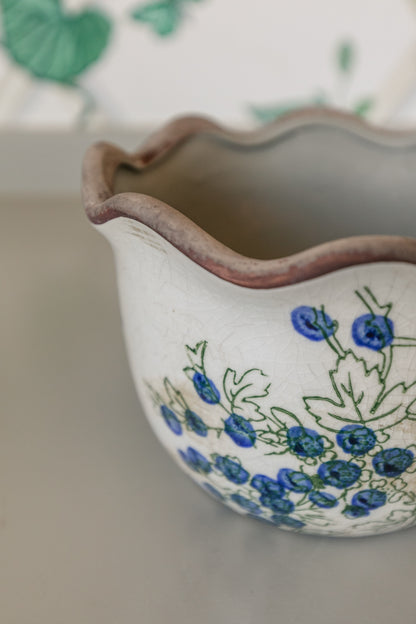 Scalloped Blueberry Bowl, 2 Sizes