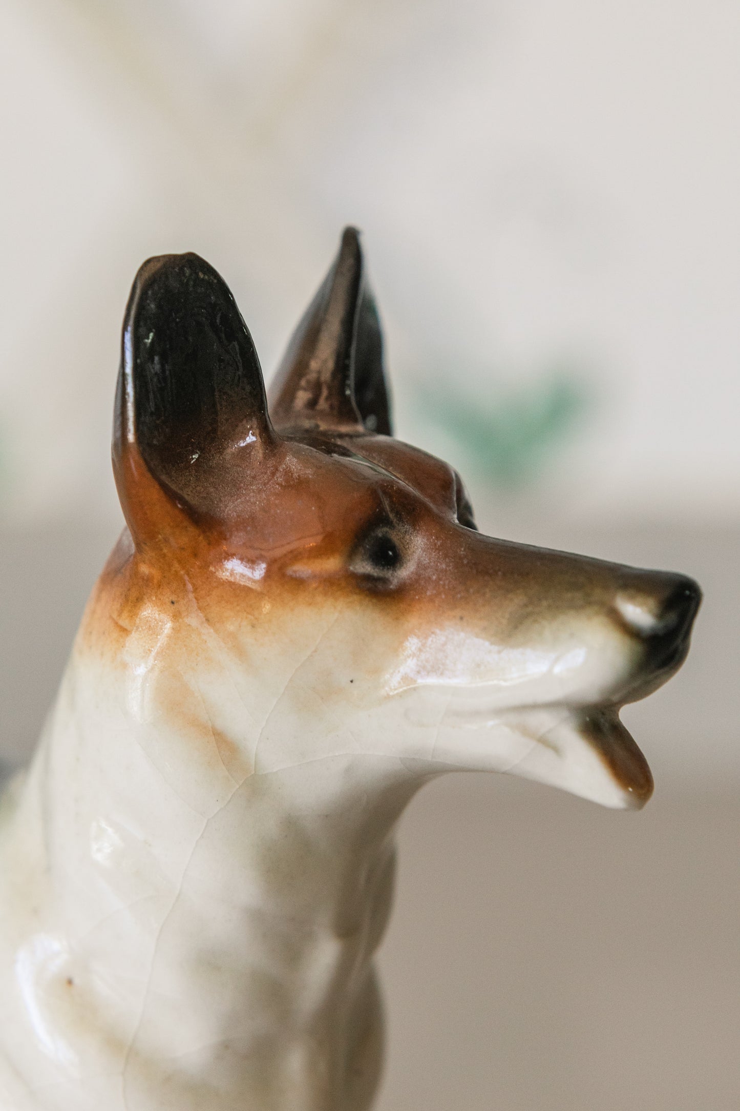 German Shepherd Pup Figurine