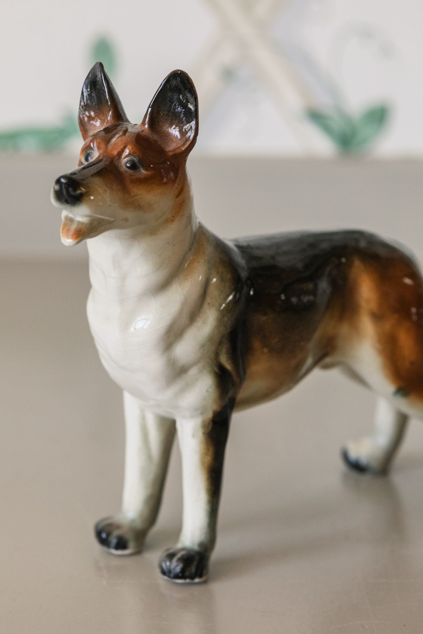 German Shepherd Pup Figurine