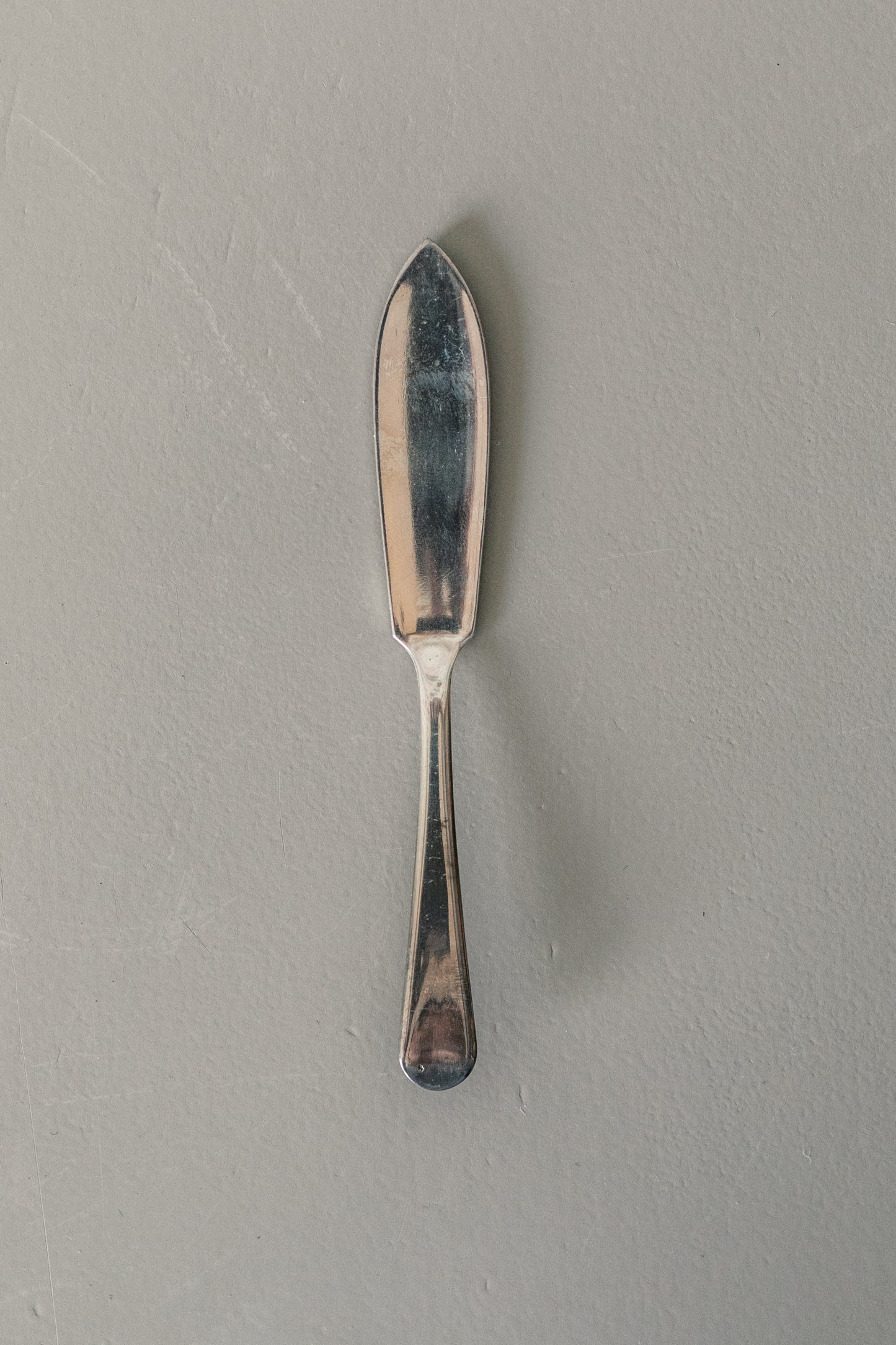 Silverplate Dish and Knife