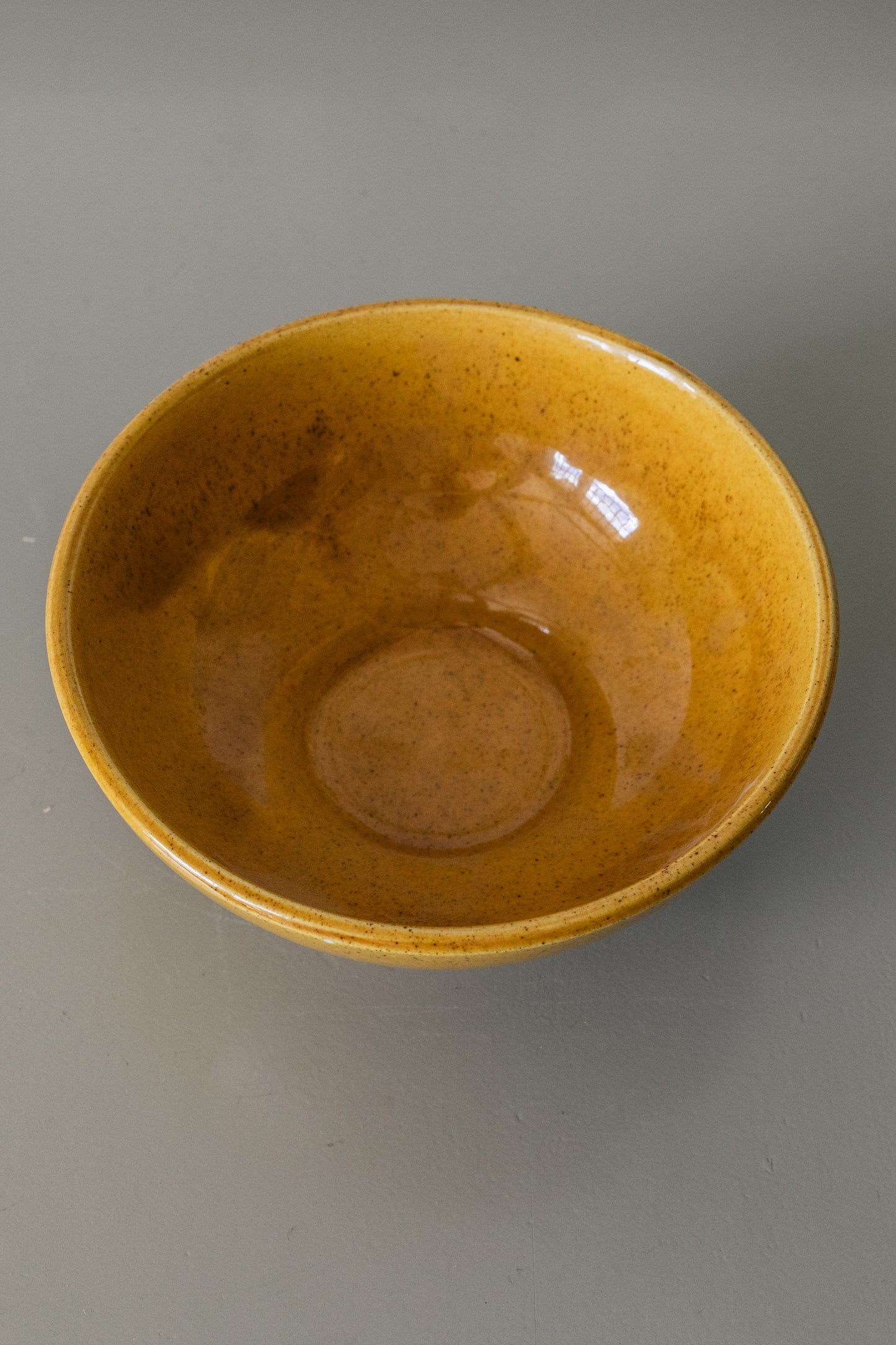 Haeger Yellow Footed Pottery Bowl