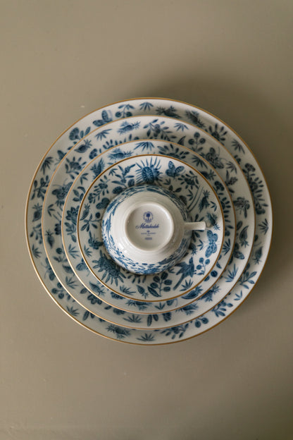 Sacred Bird & Butterfly Dinnerware Collection Blue