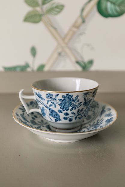 Sacred Bird & Butterfly Dinnerware Collection Blue