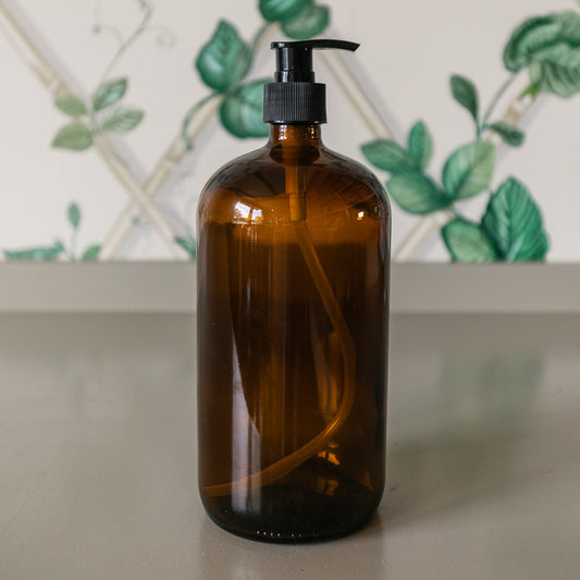 Amber Glass Bottle 32oz