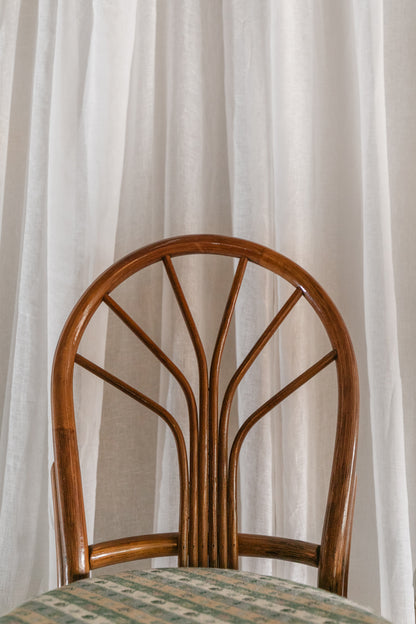 Striped Chair Pair, Vintage Frame (LOCAL PICKUP ONLY)