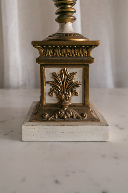 Heavy Midcentury Greek Lamps, Pair