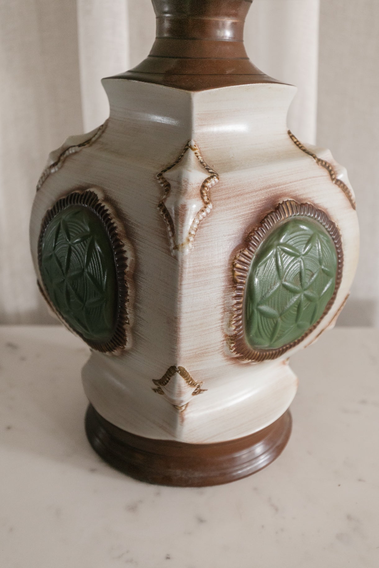 Signed Vintage Lamps, Pair