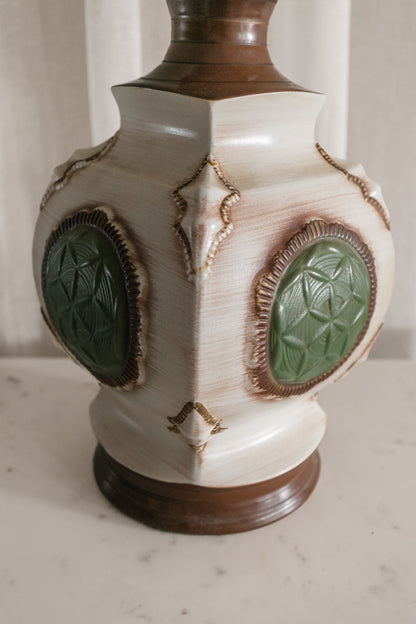 Signed Vintage Lamps, Pair