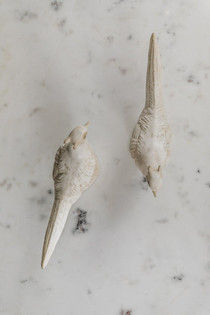 Pair of Pheasant Sculptures