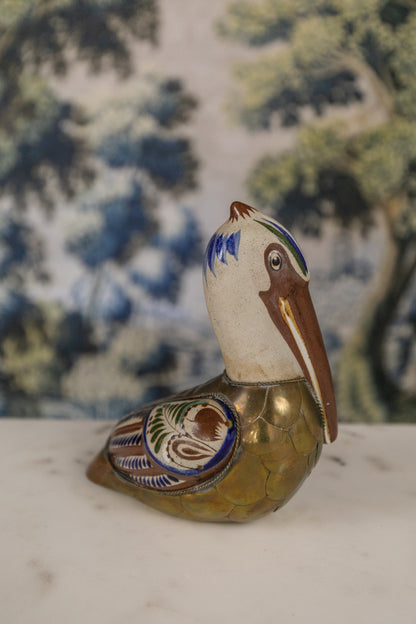 Tonala Brass Pelican
