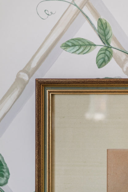 Original Signed Floral Watercolor