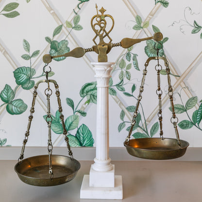 Marble & Brass Scale
