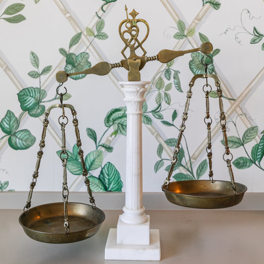 Marble & Brass Scale