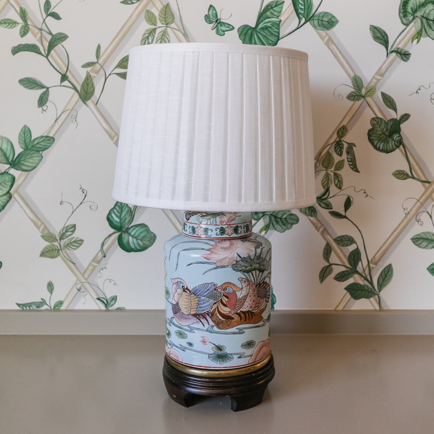 Handpainted Duck Lamp