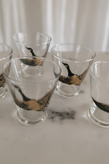 Flying Geese Glasses, Set of 6