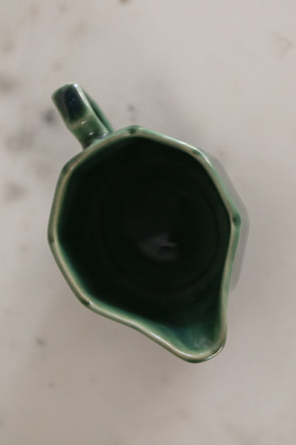 Green Cream & Sugar Set